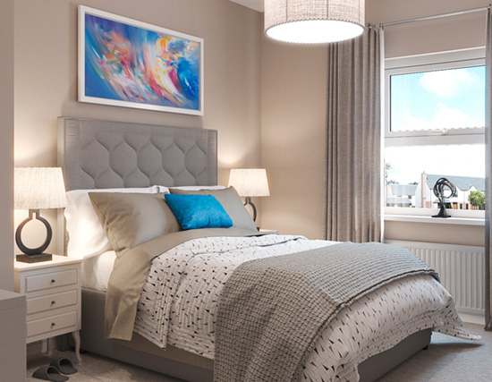 3D Bedroom Interior