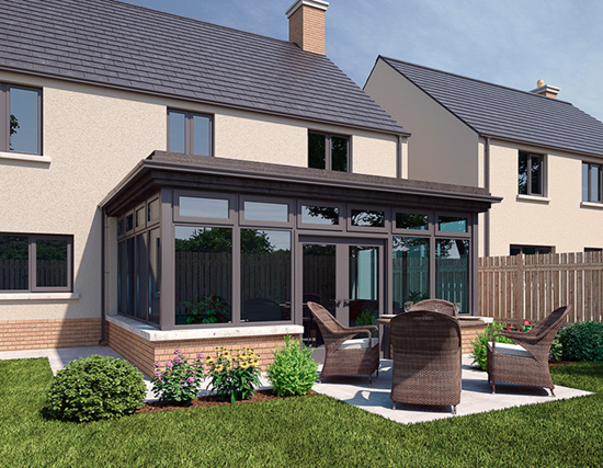 3D Sunroom Exterior